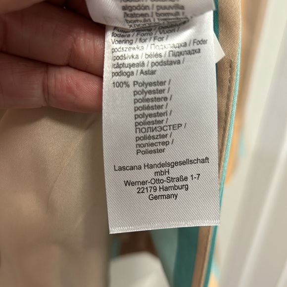 NWT Lascana One Button Front Blazer Striped Casual Pockets Womens Sz 10 - Picture 7 of 11